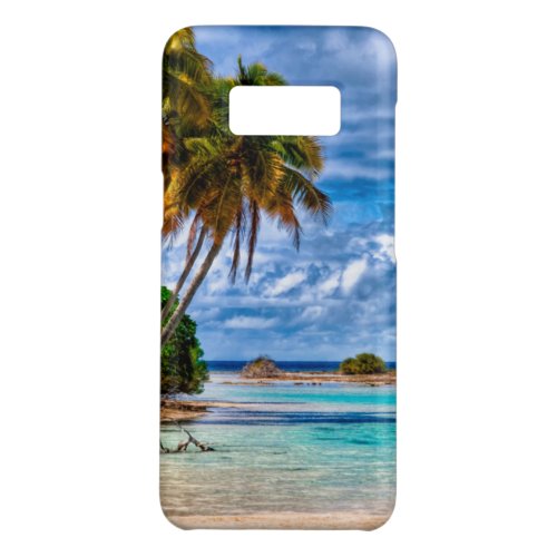 Cute Pretty Summer Hawaiian Beach Watercolor Case_Mate Samsung Galaxy S8 Case