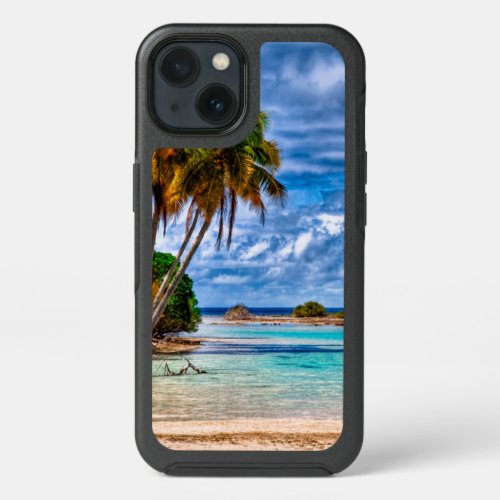 Cute Pretty Summer Hawaiian Beach Watercolor iPhone 13 Case