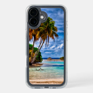 Cute Pretty Summer Hawaiian Beach Watercolor iPhone 16 Plus Case