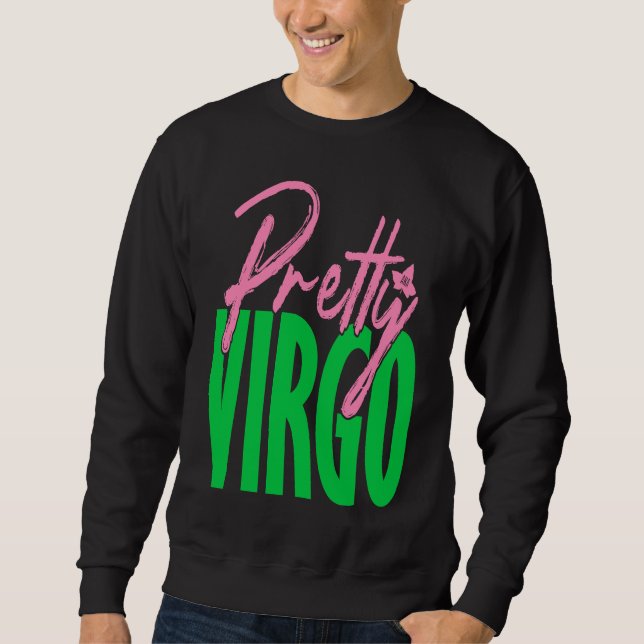 Cute pretty virgo zodiac signs aka sweatshirt (Front)