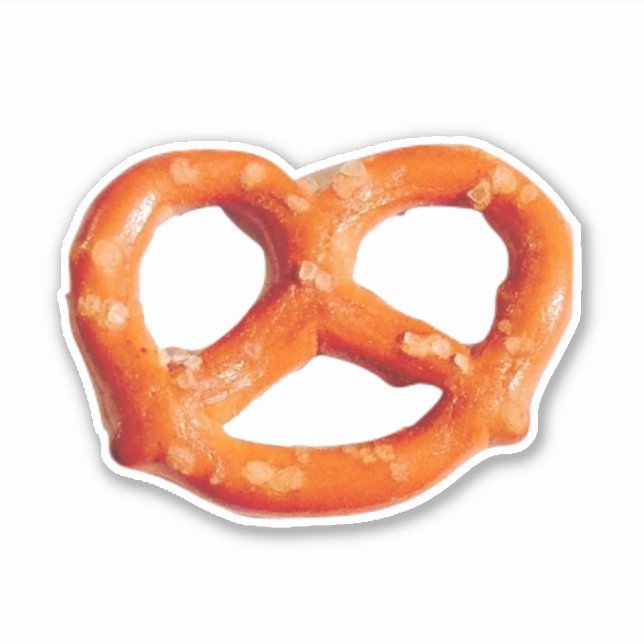 Cute Pretzel 4Stephen Sticker (Front)