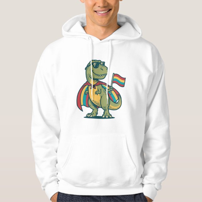 Cute Pride Dinosaur Vector Shirt Design_1 (Front)