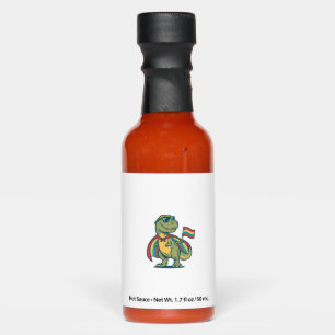 Cute Pride Dinosaur Vector Shirt Design_1 Hot Sauces