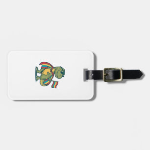 Cute Pride Dinosaur Vector Shirt Design_1 Luggage Tag
