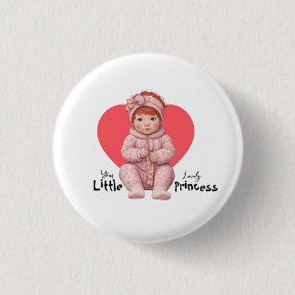Cute Princess Baby Button