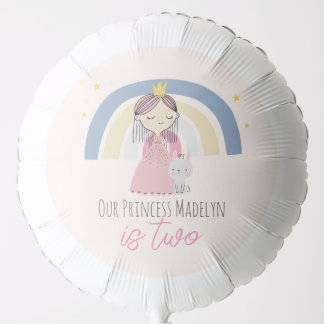Cute Princess Birthday Party Balloon