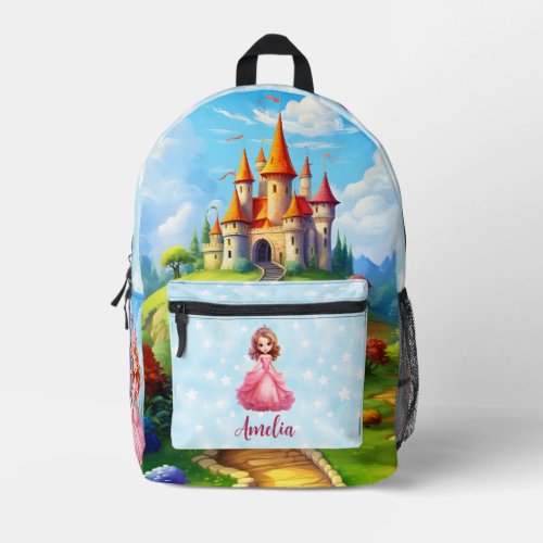 Cute Princess Castle Fairytale Enchanted Backpack