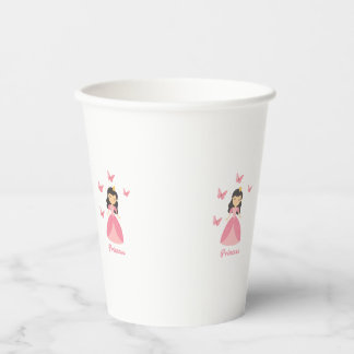 Cute Princess Coffee Mug Paper Cups
