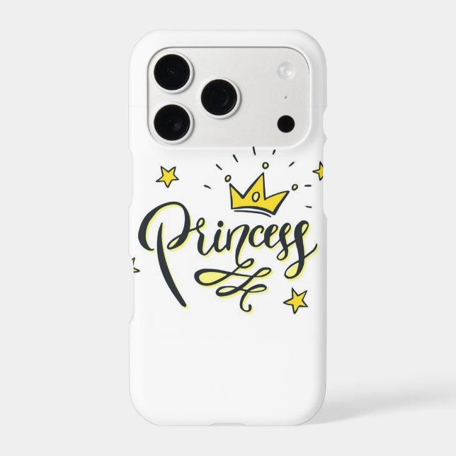 Cute Princess design Luxury's Iphone Case (Back)