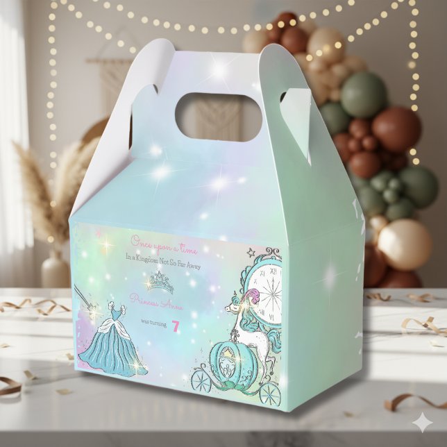 Cute Princess fairy Birthday  Favor Boxes (Creator Uploaded)