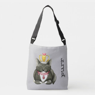 Cute Princess Kitty Cross Body Bag