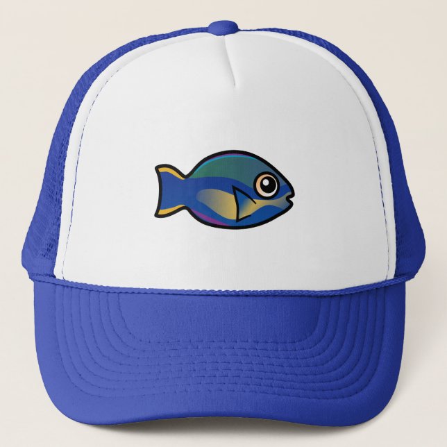 Cute Princess Parrotfish Trucker Hat (Front)