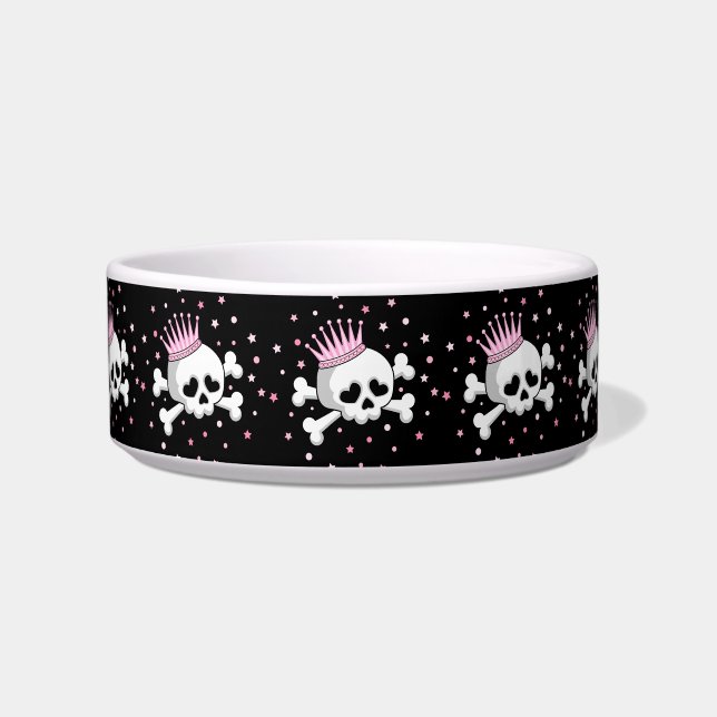Cute Princess Skull Bowl (Front)