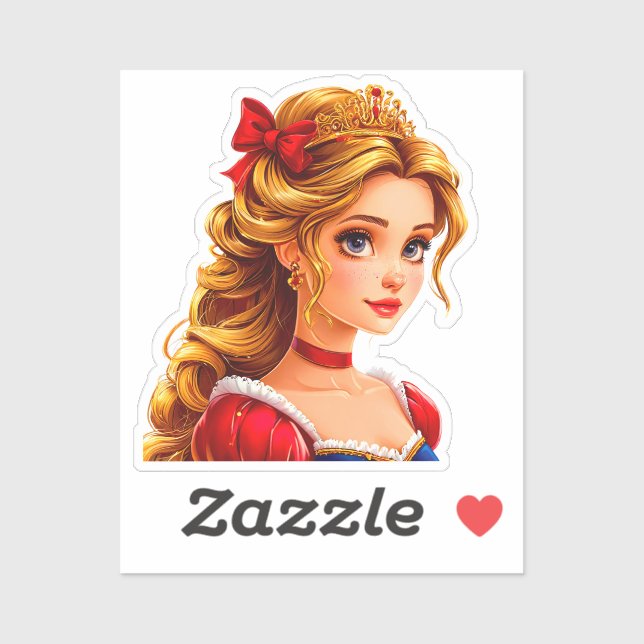 Cute Princess Sticker (Sheet)