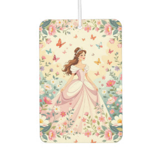 Cute princess with butterflies air freshener