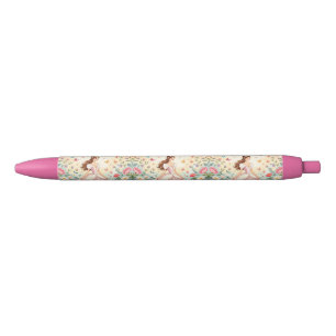 Cute princess with butterflies pen