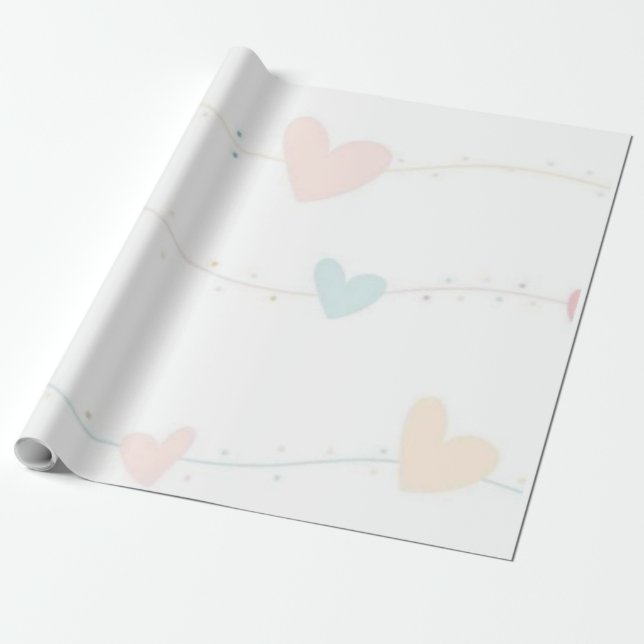 cute printed spiral note book wrapping paper (Unrolled)
