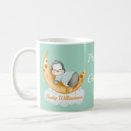 Cute Promoted to Grandma Baby Penguin Coffee Mug