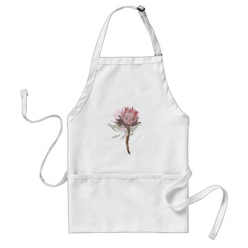 Cute protea flower adult apron