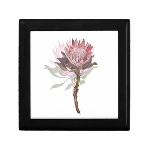 Cute protea flower gift box