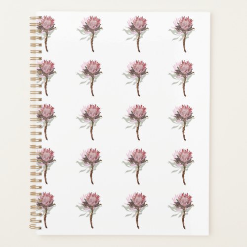 Cute protea flower planner