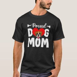 Cute Proud Boxer Dog Mom Funny Mother's Day T-Shirt