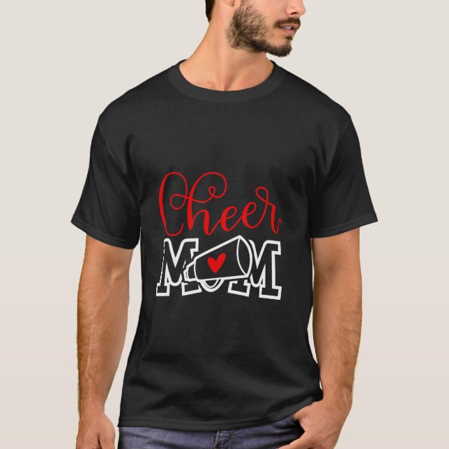 Cute Proud Cheer Mom cute gift T-Shirt (Front)