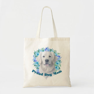Cute Proud Dog Mom Tote Bag