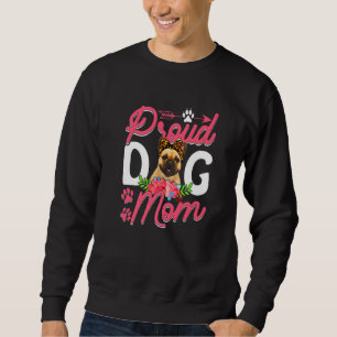 Cute Proud French Bulldog Dog Mom  Mother's Day Sweatshirt