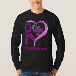 Cute Proud Mom Of A Chiari Malformation Warrior Ri T-Shirt
