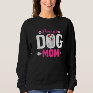 Cute Proud Pitbull Dog Mom  Mother's Day Sweatshirt
