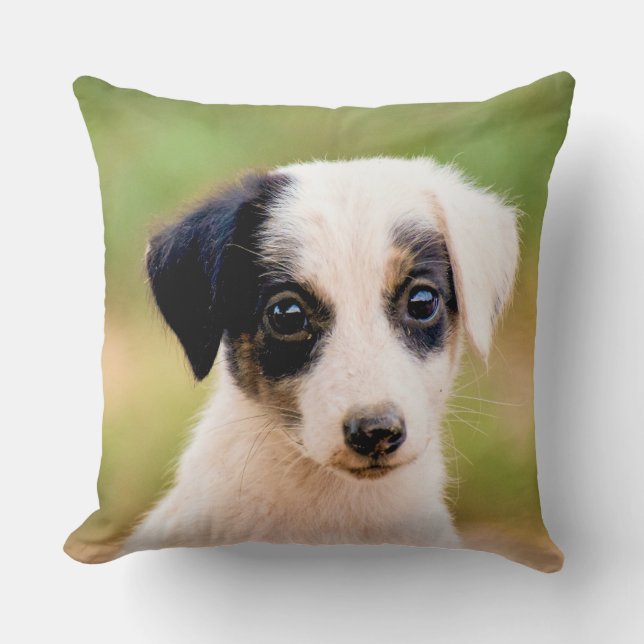 Cute Pu Throw Pillow (Front)