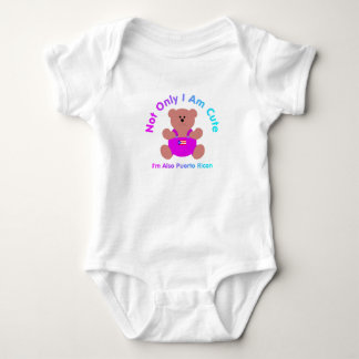 "Cute Puerto Rican" Baby Baby Bodysuit