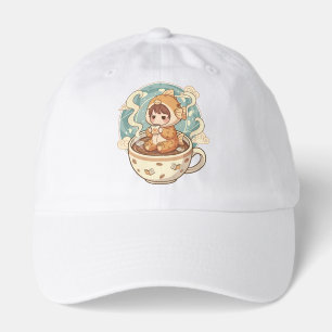 Cute Puffer Fish Coffee & Reading Art Hat