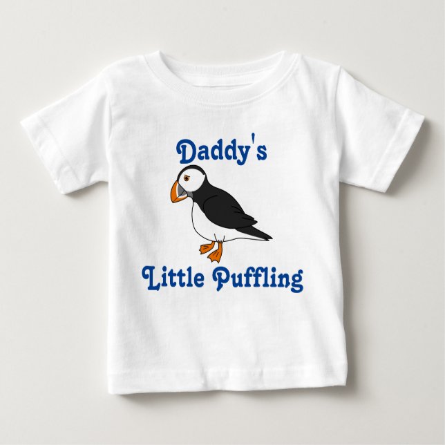 Cute Puffin Baby T-Shirt (Front)