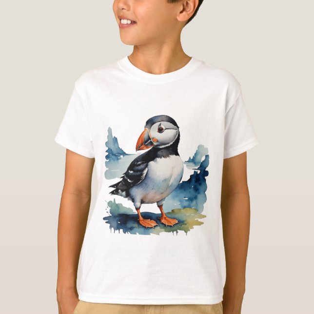 Cute puffin bird T-Shirt (Front)