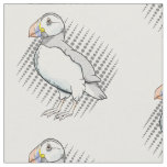Cute puffin fabric