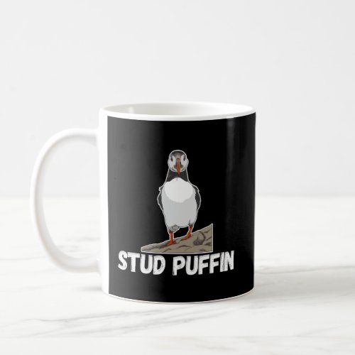 Cute Puffin Ornithology Stud Puffin Gift Coffee Mug