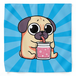 Cute Pug Bandana