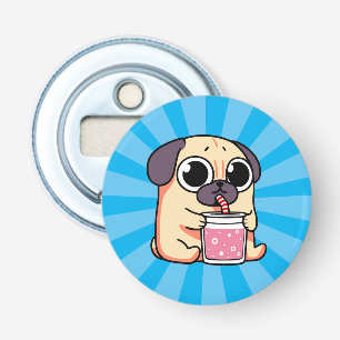 Cute Pug Bottle Opener