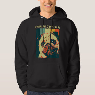 Cute Pug Design For Men Women Pet Dog Puppy Breed  Hoodie