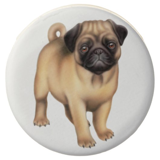 Cute Pug Dog Dipped Oreo Cookies (Front)