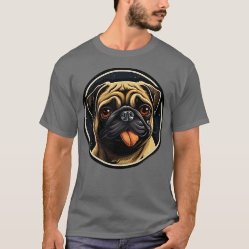 Cute Pug Dog Dogs Pug 1 T_Shirt