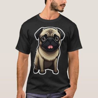Cute Pug Dog Dogs Pugs 3 T-Shirt