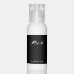 Cute Pug Dog Heartbeat Lovely Pug Dog Hand Lotion
