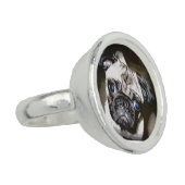 cute pug face ring (Side)