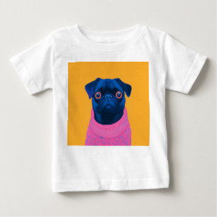 Cute Pug Funny Baby T-Shirt