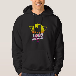 Cute Pug Lovers Pugs Not Drugs Classic T-Shirt 102 Hoodie