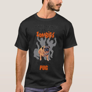 cute pug loves pizza T-Shirt