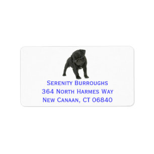 Cute Pug Mom Puppy Dog Dad Fur Mama Pugs Label